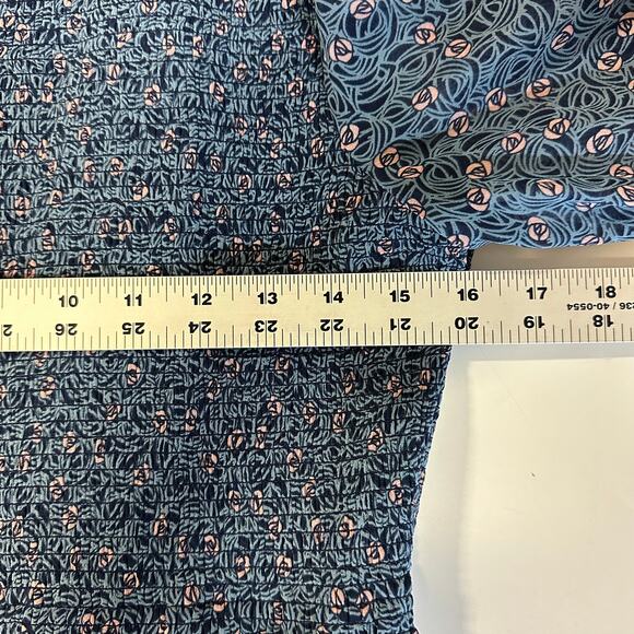 Wilfred Floral Maxi Dress Large Long Sleeve Blue boho‎ - Picture 7 of 7